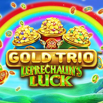 Gold trio leprechauns luck
